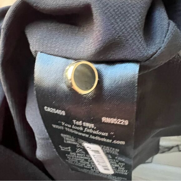 Ted Baker Loua Twilight Floral Fitted Dress 2 - Picture 6 of 7